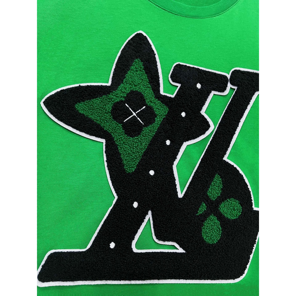 Áo Thun Nam Tay Ngắn Cổ Tròn Thêu Chữ Mới Size S-4XL L0uis Vu1tt 2022