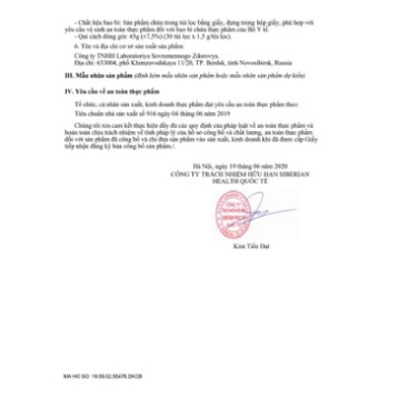[Trà tiểu đường N9] Trà thảo mộc Siberian Baikal tea collection Herbal tea N9 - 30 gói - Date T1/2023