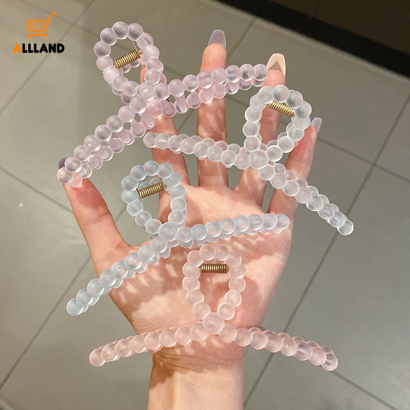 Kẹp Tóc Càng Cua Trong Suốt Kiểu Cổ Điển Thời Trang Sành Điệu Cho Nữ