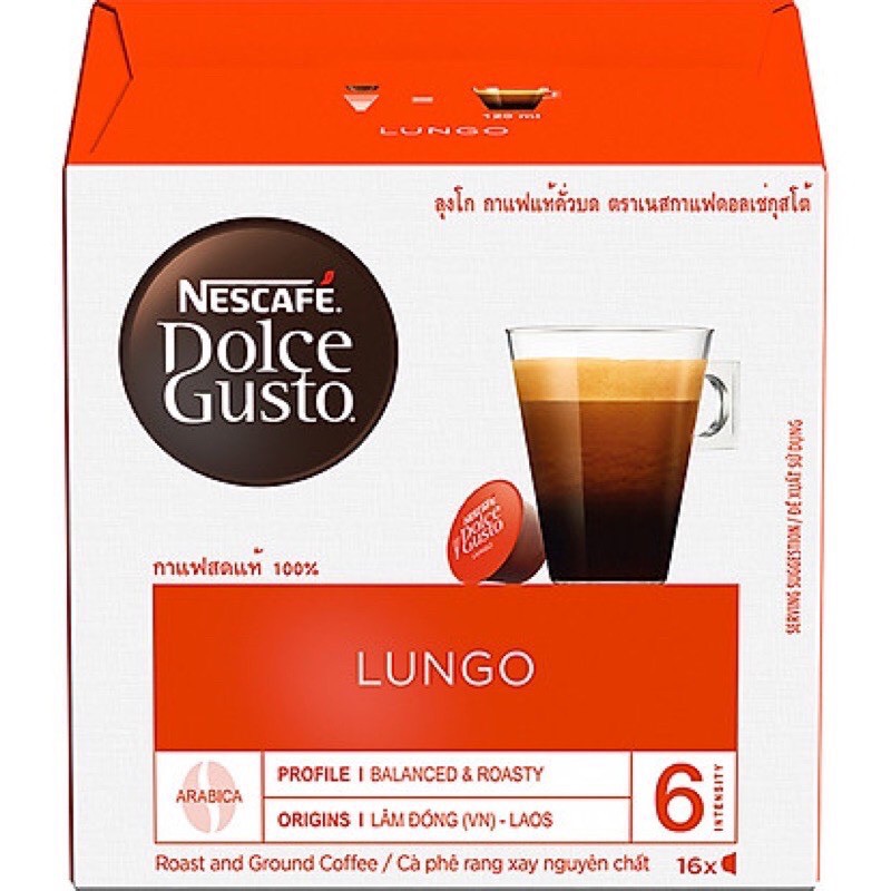 SALE 20% CAFE VIÊN NÉN NESCAFE DOLCE GUSTO VỊ LUNGO