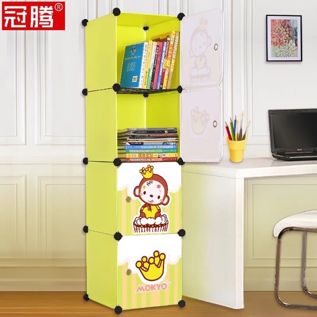 Tủ quần áo lắp ghép 4 ô Size sâu 47cm cho bé.