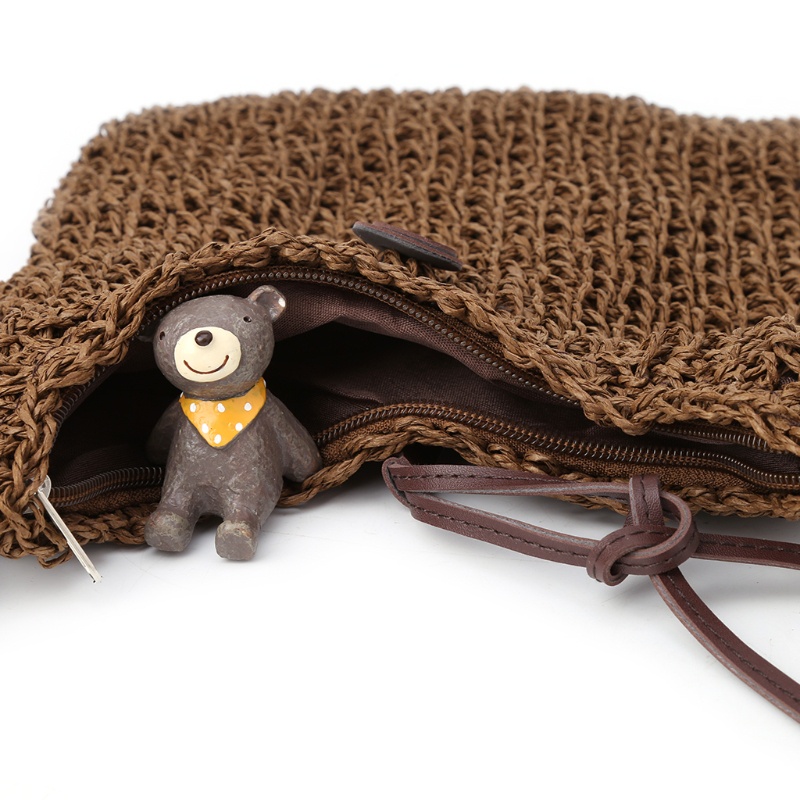 Túi Xách Đan Rơm Thời Trang Đi Biển Cho Nữ