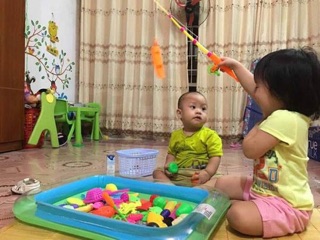 🐠BỂ CÂU CÁ PHAO CHO BÉ