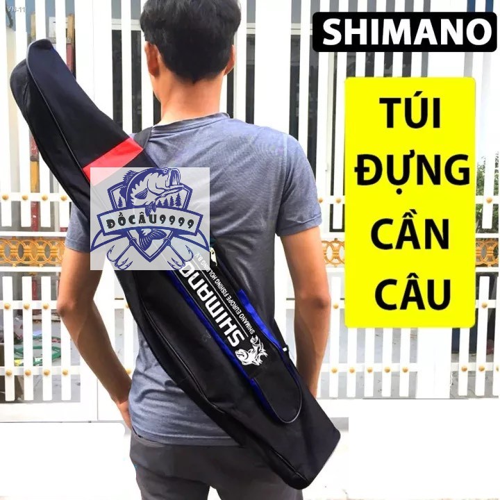 Bao đựng cần Shimano. Bao đựng cần câu máy. Túi đựng cần câu máy