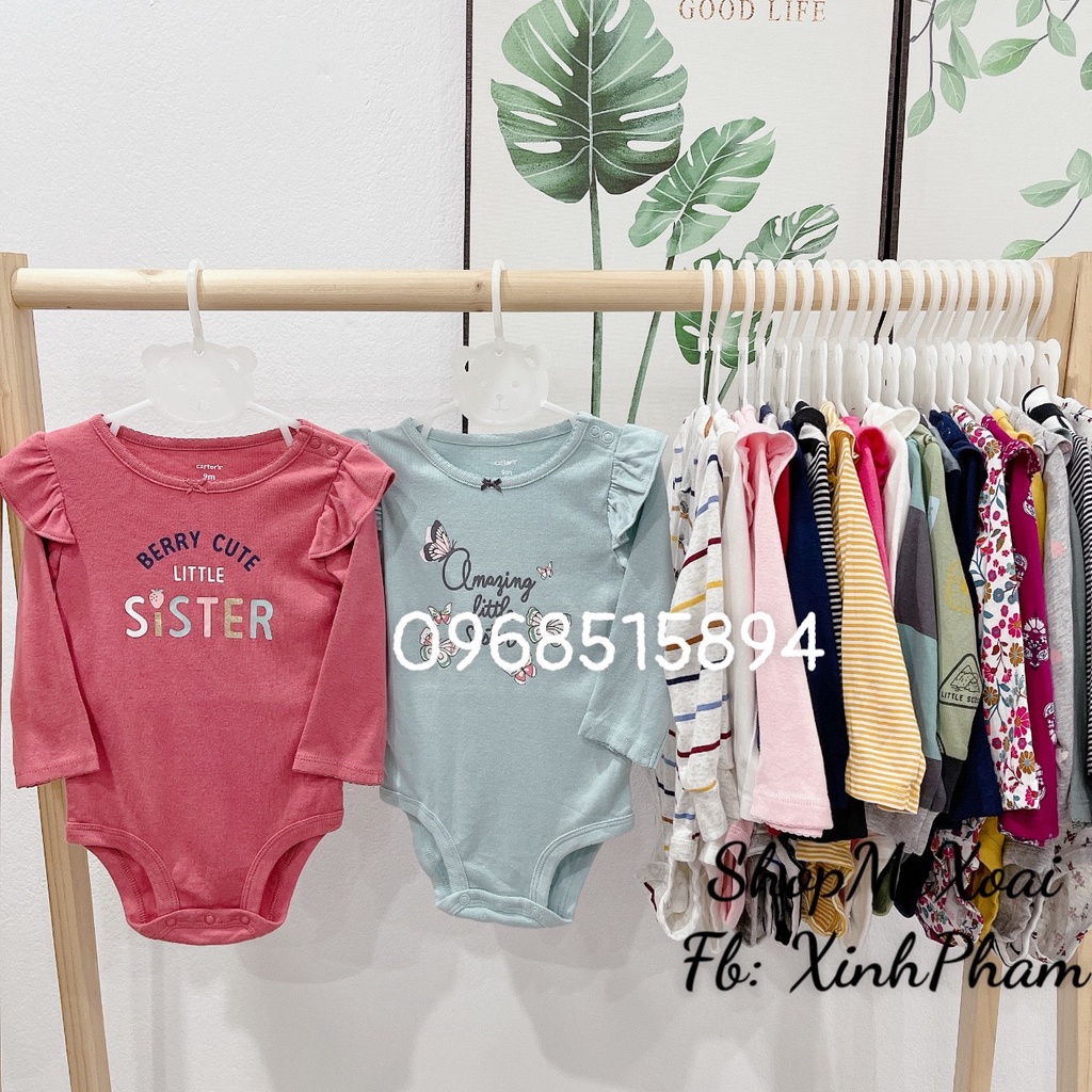 [SIZE 6-9M 7-8,5kg LINK 3] BODYCHIP CARTER, BODYCHIP DÀI TAY MIX HÃNG XUẤT XỊN