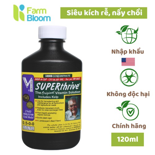 Thuốc kích rễ SuperThrive 120ml nhập khẩu chính hãng Mỹ–Vitamin siêu kích  rễ, nẩy chồi, tăng trưởng cho hoa lan,cây cảnh | Shopee Việt Nam