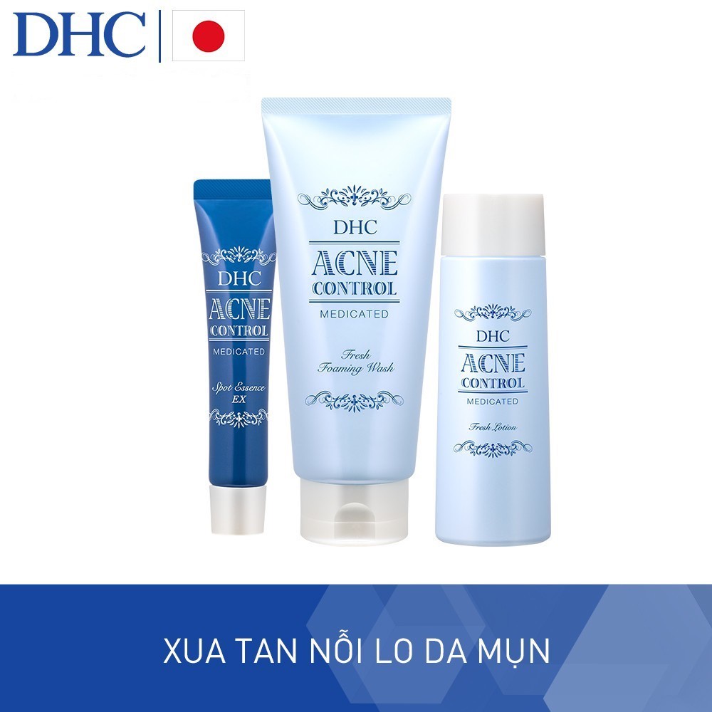 Bộ sản phẩm loại bỏ mụn DHC Acne Control