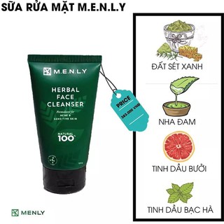 Sữa rửa mặt cho nam Menly