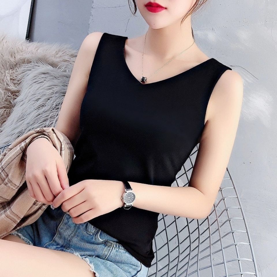 Áo Hai Dây Dáng Ôm Cổ Chữ V Đính Đá Thời Trang Xuân Hè Năm 2021 | BigBuy360 - bigbuy360.vn