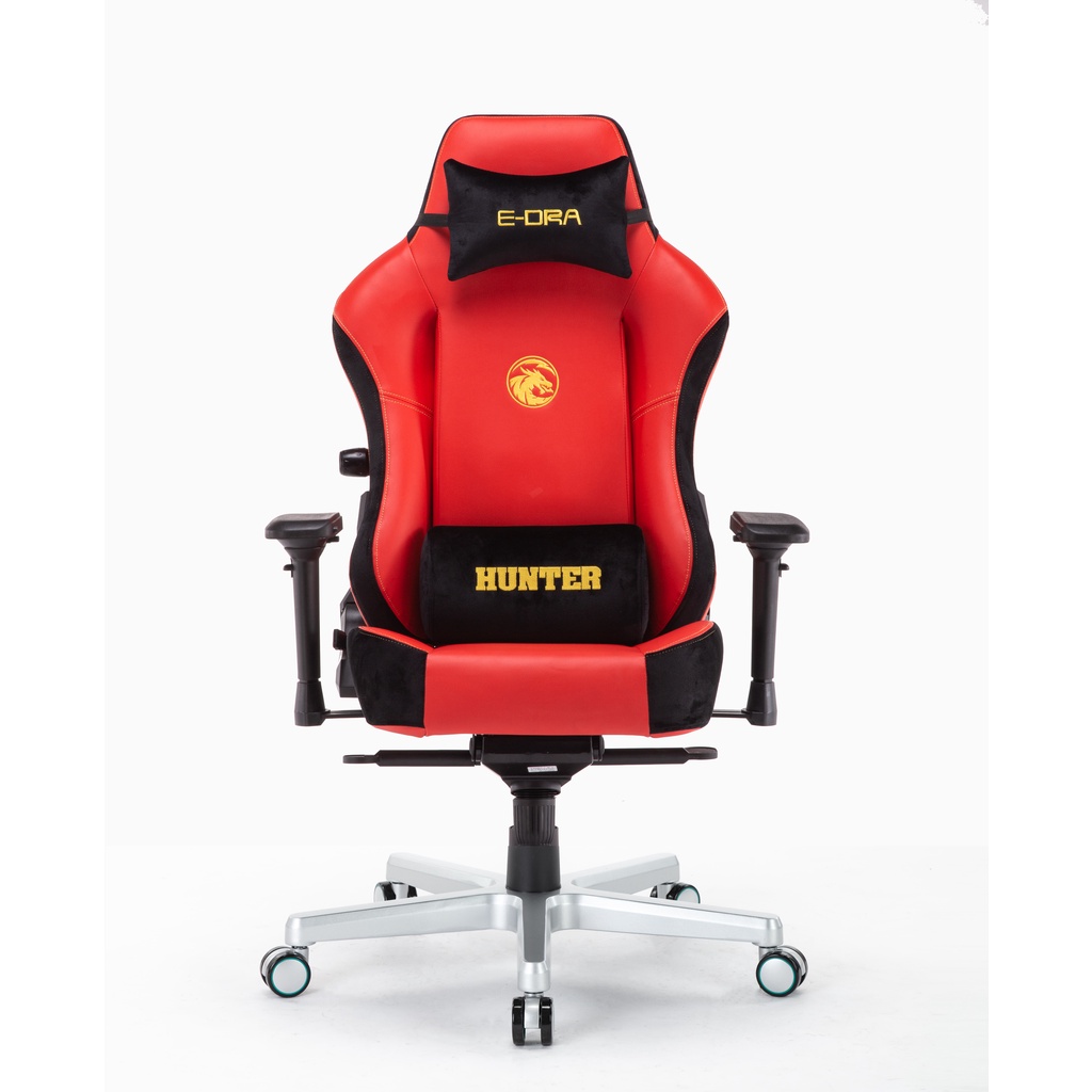 Ghế Xoay Gaming cao cấp EDRA Hunter EGC206 - Chất liệu da PU dễ dàng bảo quản - Đệm đúc nguyên khối