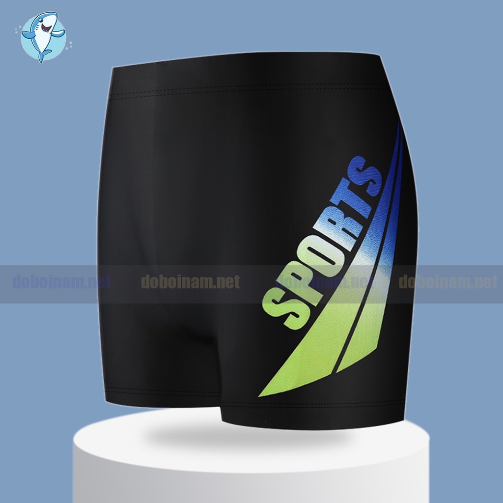 Quần bơi nam short POLY họa tiết Sport co giãn 4 chiều thoải mái hoạt động