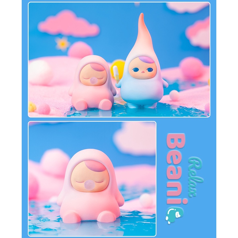 Pop mart popmart Nghệ Thuật Kẹp Hạt Thư Giãn Loạt Đậu