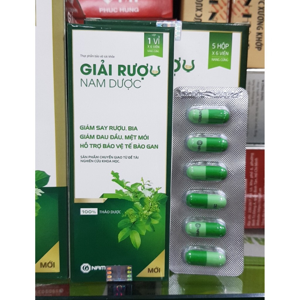 Giải rượu Nam Dược – Giúp bảo vệ tế bào gan, tăng cường chức năng gan, hạ men gan, giải độc rượu bia