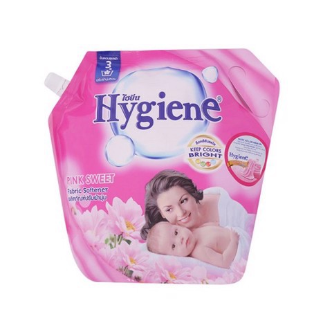 Nước xả vải siêu thơm, mềm mại Hygiene 1800ml &amp; 3500ml (Thái Lan)