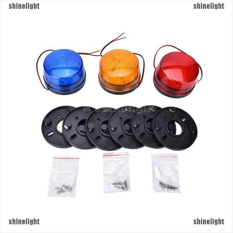 Bộ Đèn Led Cảnh Báo An Toàn Có 3 Màu Cam / Xanh Dương / Đỏ