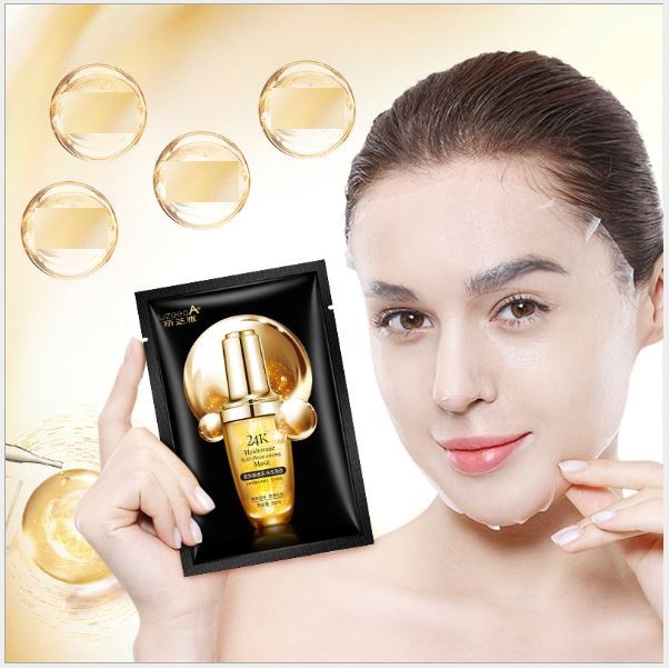 Mặt nạ LizeeaA Tinh chất vàng 24K và Hyaluronic Acid