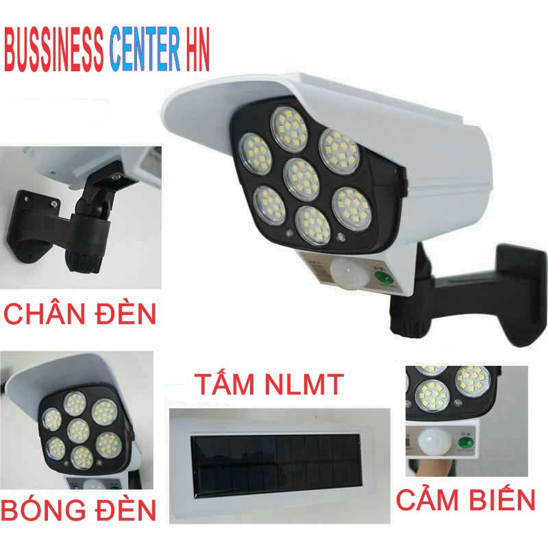 Đèn năng lượng mặt trời mô hình camera chống trộm có điều khiển từ xa cảm biến hồng ngoại | BigBuy360 - bigbuy360.vn