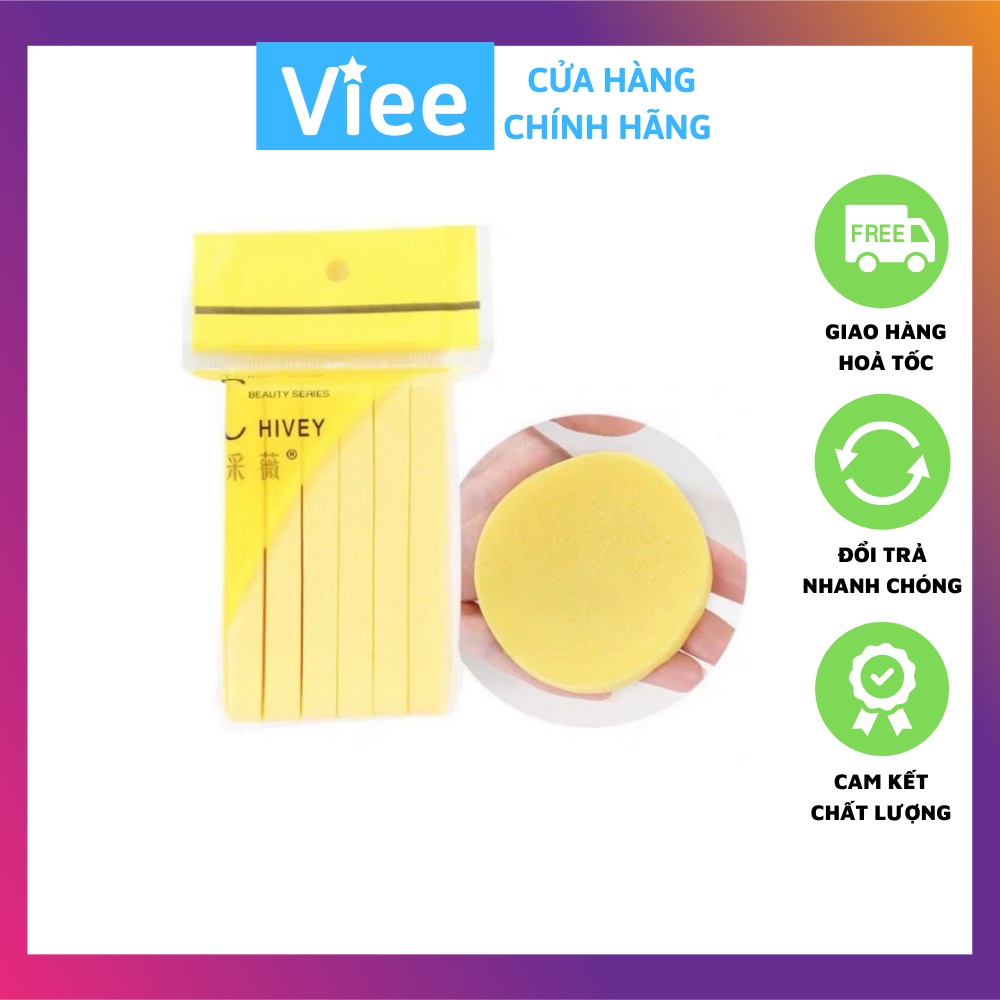 Bông rửa mặt bọt biển dạng nén Chivey chính hãng