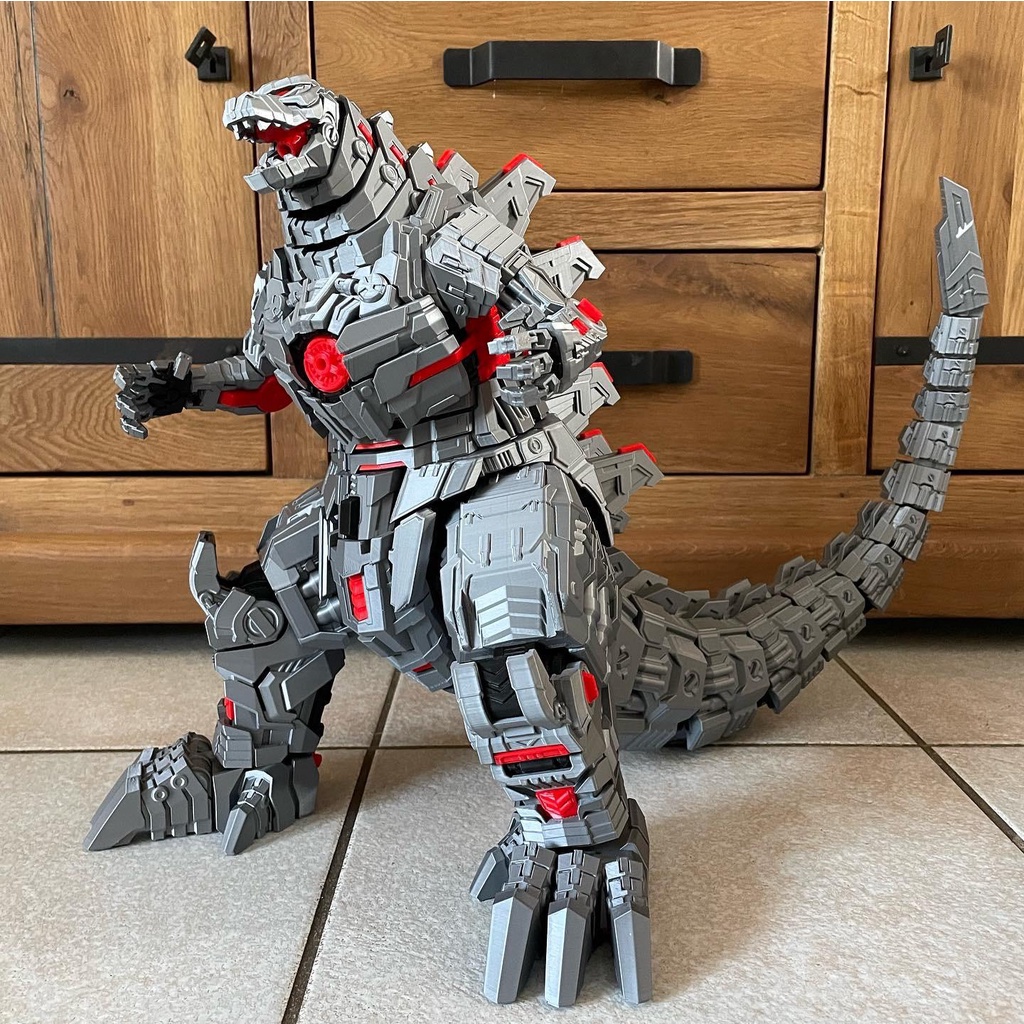 Mô hình MECHA GODZILLA full khớp cử động - In công nghệ 3D - mô hình để bàn, trang trí bàn làm việc - đồ chơi công nghệ
