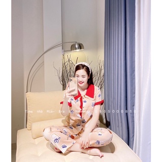 Tiệm nhà Mia - Bộ ngủ pyjama lụa cao cấp mềm mát