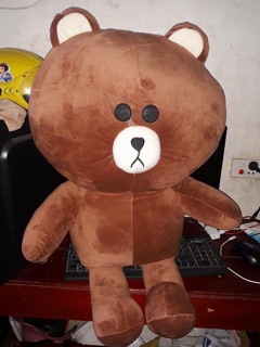 Gấu bông brown khổ vải mét 5
