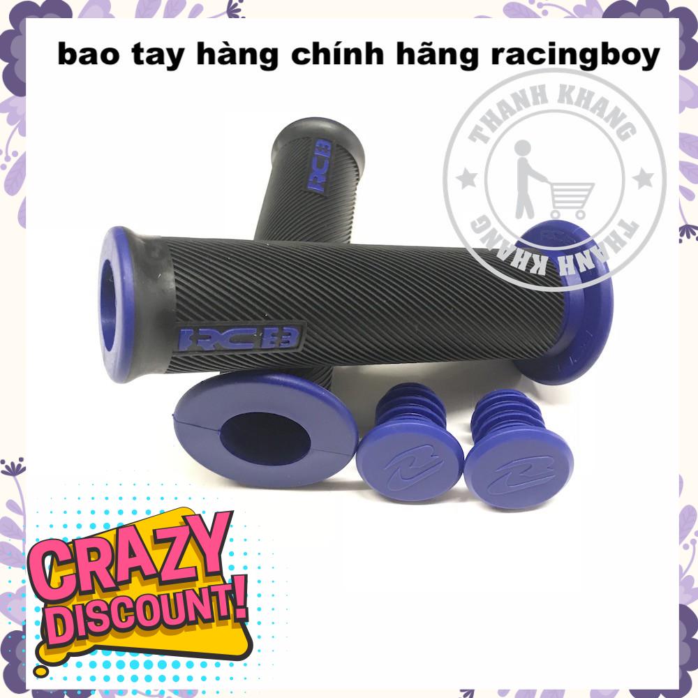 Bao tay racingboy hàng chính hãng gắn mọi loại xe màu xanh dương thanh khang 006001265