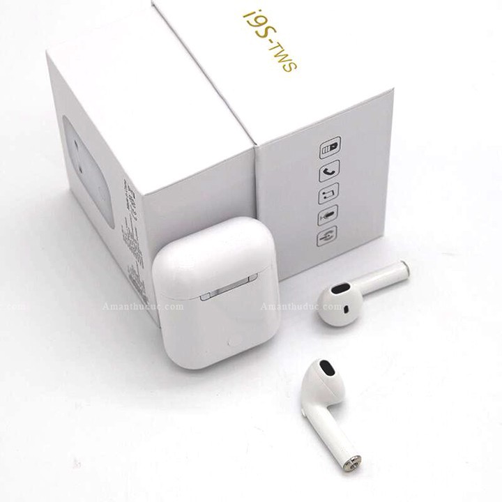 TAI NGHE BLUTOOTH KHÔNG DÂY  i9 I i9 TWS ĐIỀU KHIỂN CẢM BIẾN HIFI CHO ANDROID iOS