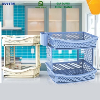 Kệ chén 2 tầng nhựa duy tân có khay thoát tiện lợi size lớn kích thước 54 x 35 x 45 cm