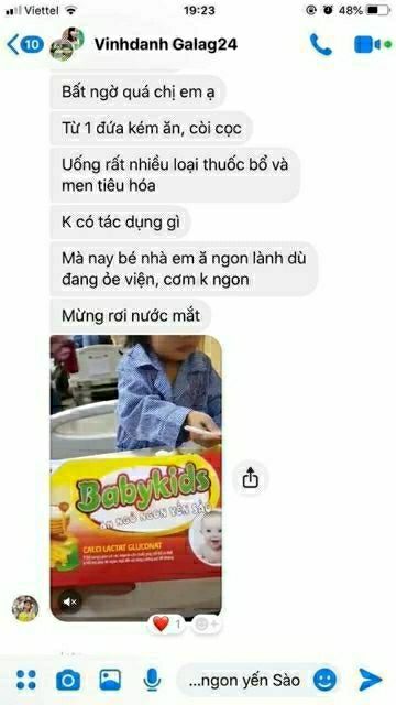 BABYKIDS ĂN NGỦ NGON YẾN SÀO | Thế Giới Skin Care