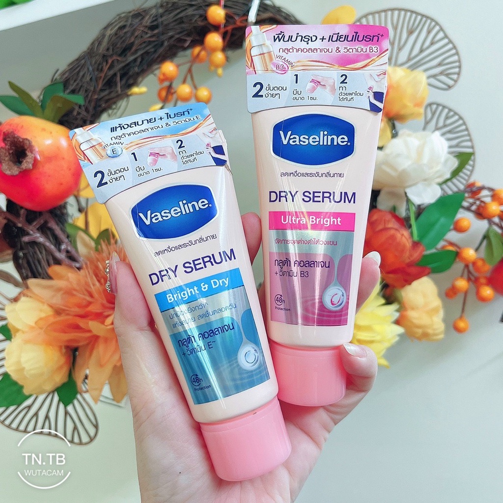 Vaseline Thâm Nách/Trắng Nách 50ml của Thái Lan [Dry Serum Lltra Bright]