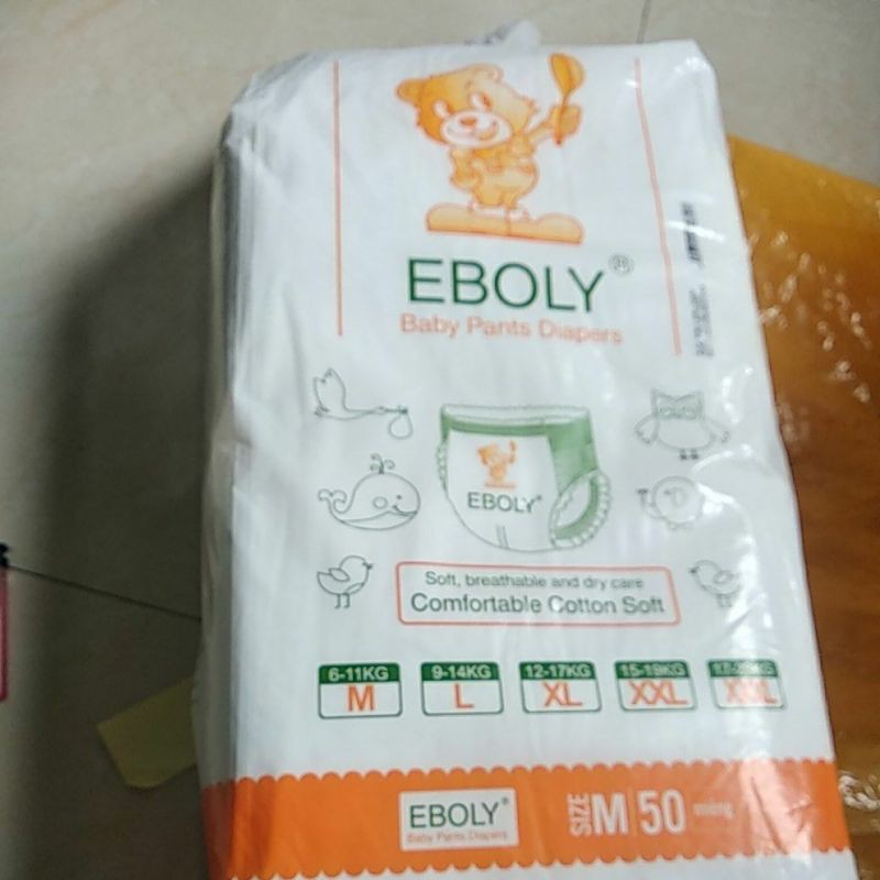 combo 50 bỉm eboly size m