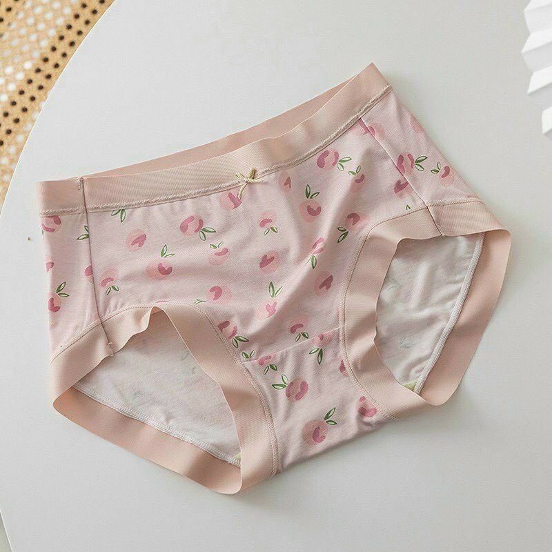 Quần lót su cotton cao cấp hình quả dâu siêu xinh, quần chíp đáy kháng khuẩn cạp cao nâng mông. | BigBuy360 - bigbuy360.vn
