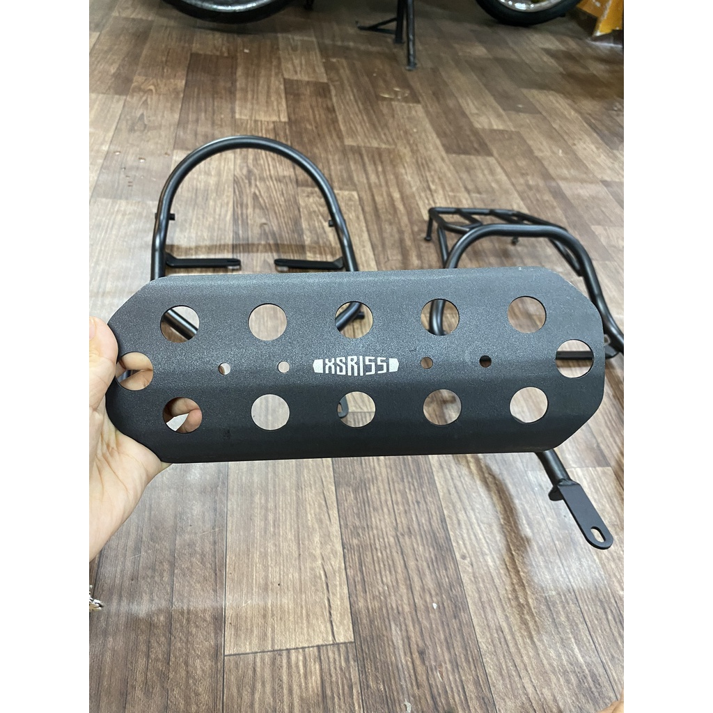 Ốp pô chống nóng XSR 155 sơn chống chày tĩnh điện