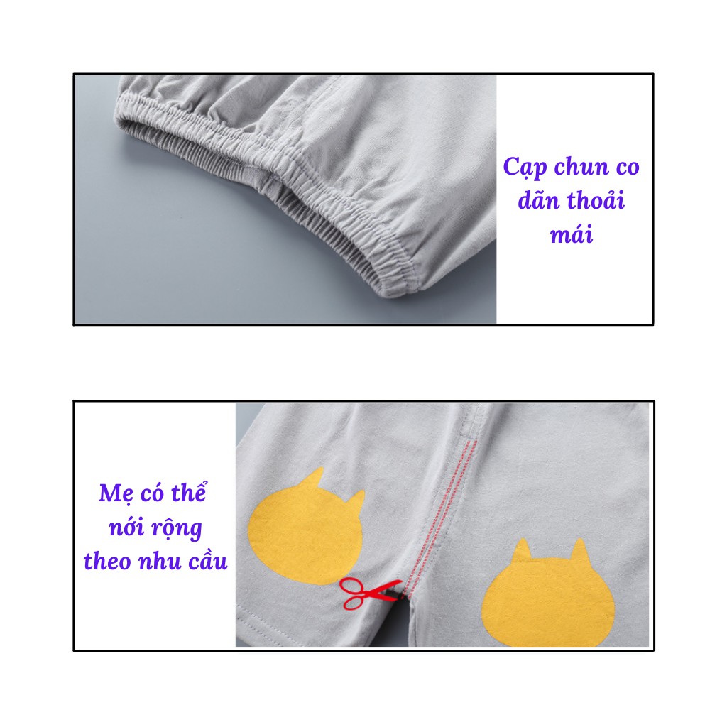 Bộ Cotton Cho Bé Trai Bé Gái Từ  1 Tuổi Đến 5 Tuổi Chất Đẹp Thoáng Mát In Hình Dễ Thương Có 6 Mẫu Lựa Chọn