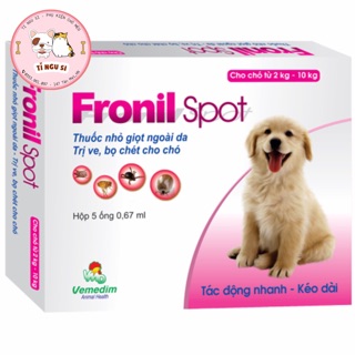 Nhỏ gáy trị ve rận Fronil Spot cho Chó