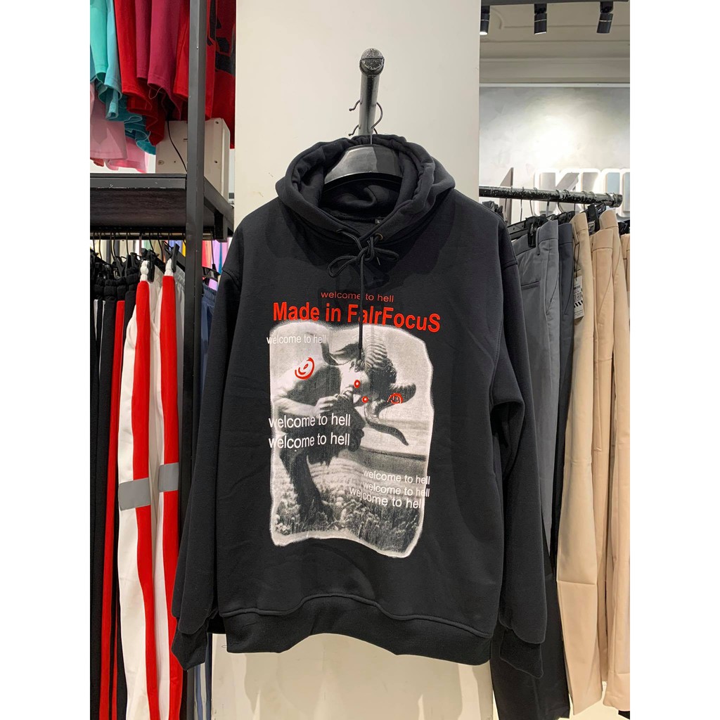 Áo khoác áo HOODIE Hình in Quỷ Satan Nam nữ Nỉ bông | BigBuy360 - bigbuy360.vn