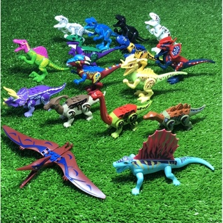 Đồ chơi khủng long lego mini - khủng long bạo chúa, khủng long ăn cỏ siêu xinh