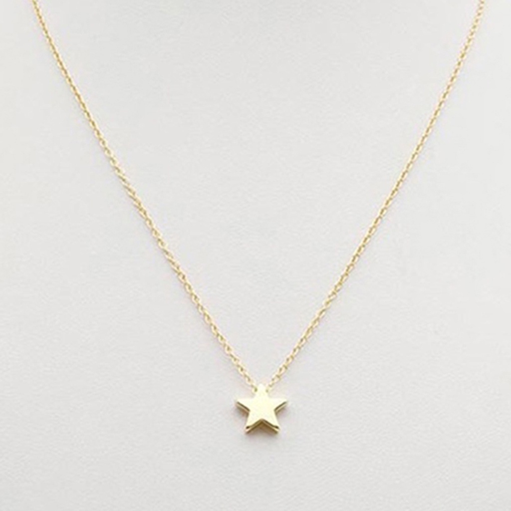 Dây Chuyền Choker Mặt Hình Ngôi Sao Nhỏ Đơn Giản Dành Cho Nữ