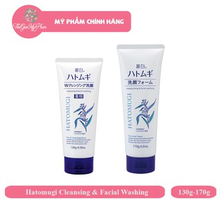 Sữa Rửa Mặt Ý Dĩ Hatomugi The W Cleansing Foam 130g – 170g