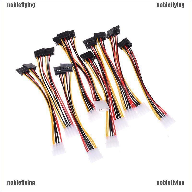 Set 10 Cáp Chia Ổ Cứng 4 Pin Ide Male Sang Dual Sata Y