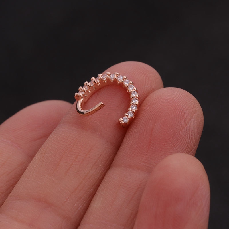 Khuyên mũi phong cách sành điệu kích thước 8mm