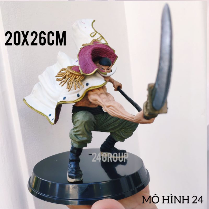 [24X29CM] MÔ HÌNH ĐỒ CHƠI SIÊU PHẨM TỨ HOÀNG RÂU TRẮNG EDWARD NEWGATE TRONG ANIME ONE PIECE ONEPIECE ĐẢO HẢI TẶC