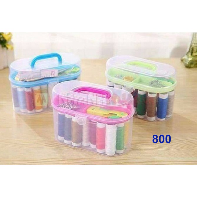 HỘP KIM CHỈ ĐA NĂNG - kim chỉ may - hộp kim chỉ mini- tất cả nội trợ cần. -giadunghn1