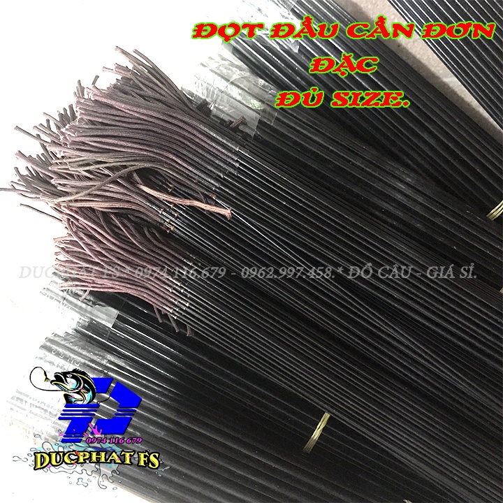 Ngọn cần câu tay đặc đủ các size (3.0 - 5.0ly)