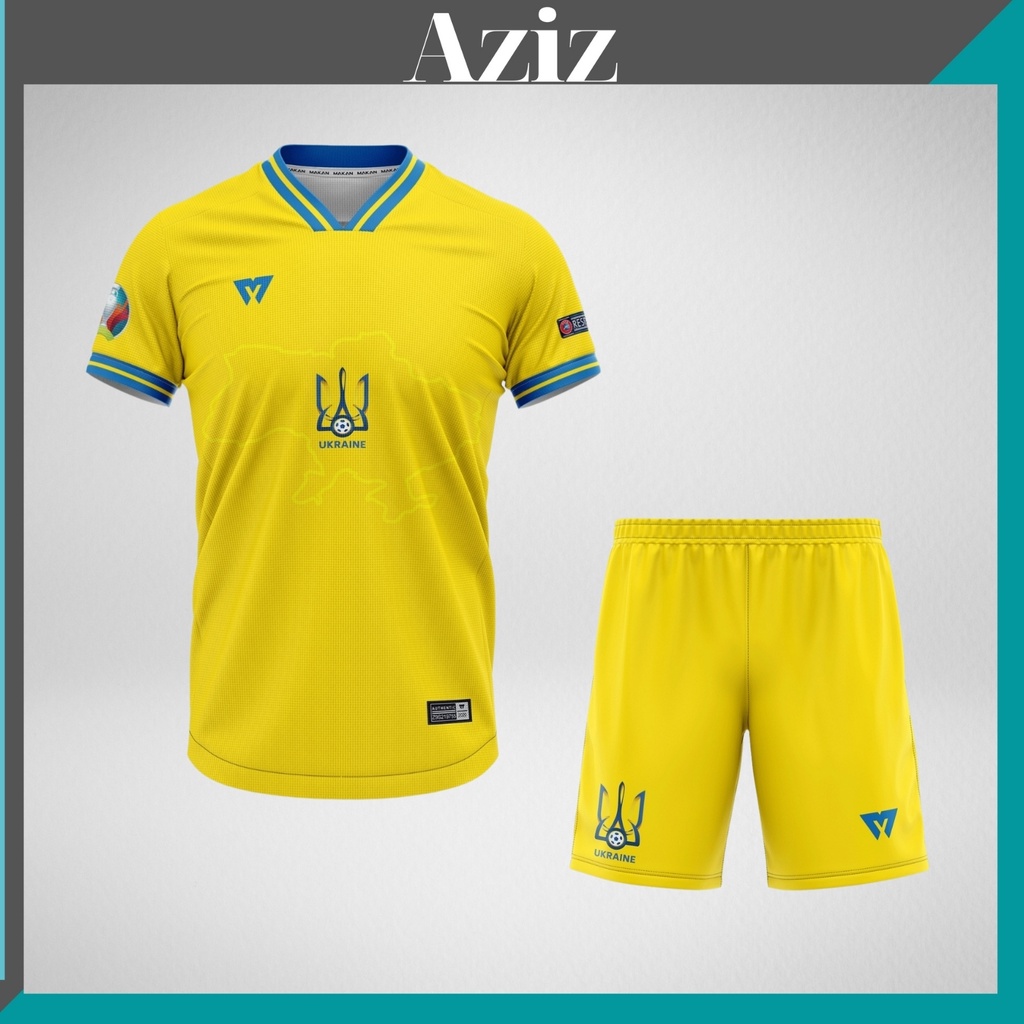 Áo bóng đá đội tuyển Ukraine AZB692