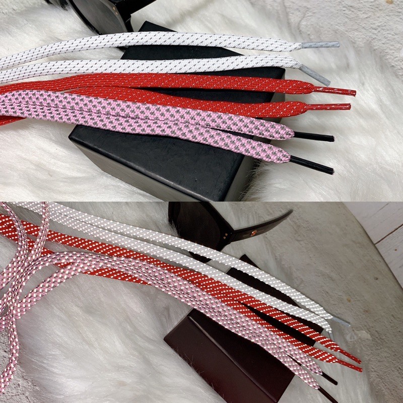 Dây giày phản quang đủ màu buộc giày thể thao