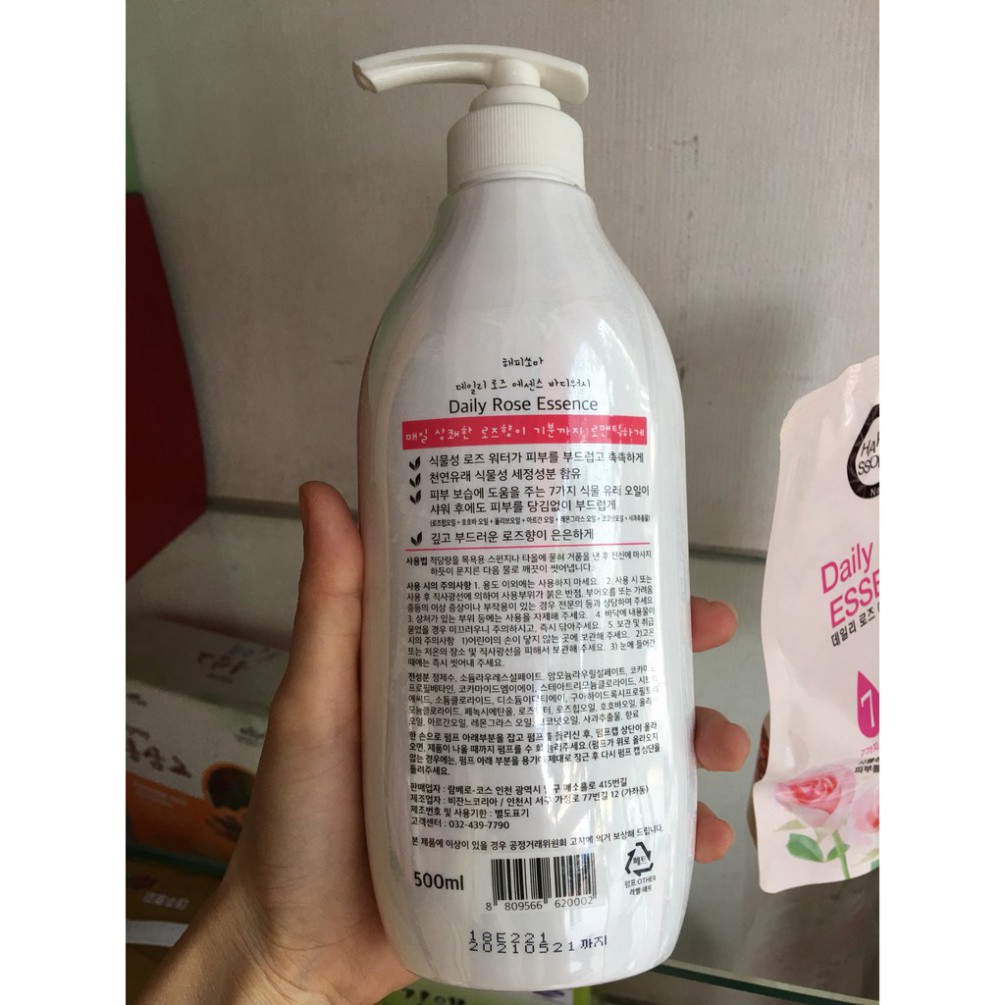 [Freeship] Bộ sữa tắm Hoa Hồng Happy SSoma Hàn Quốc