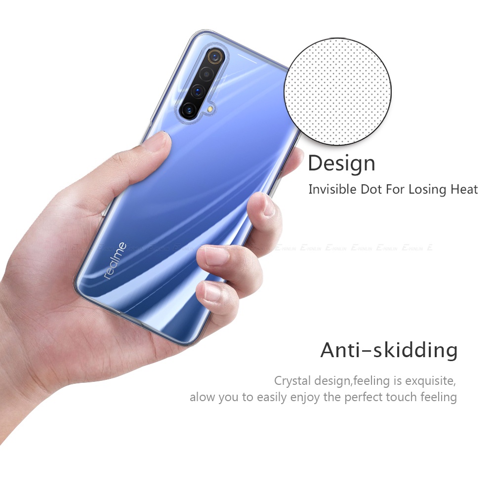 Ốp Điện Thoại Silicon TPU Mềm Trong Suốt Siêu Mỏng Cho Realme X2 X3 Super Zoom X7 X50 Pro Max XT X50m
