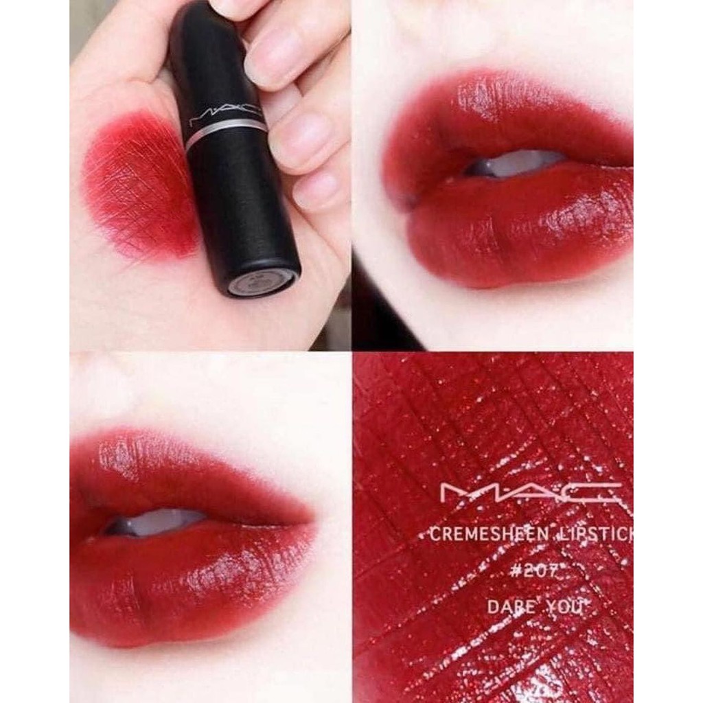Son thỏi MAC Cremesheen Lipstick màu Dare you - Mocha - So Chaud - Tropic Tonic - Lady Bug - Shameless Vain Fullsize | BigBuy360 - bigbuy360.vn