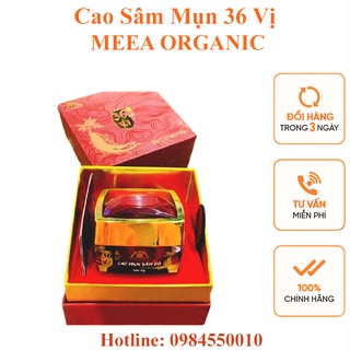 Chính hãng cao mụn sâm đỏ 36 vi meea organic